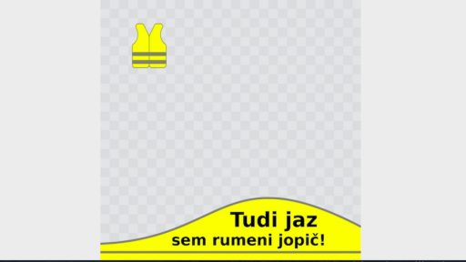 Tudi jaz sem rumeni jopic