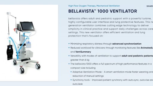 JAZMP prepovedal uporabo ventilatorje bellavista 1000