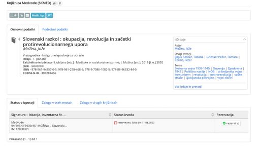 Joze Mozina Slovenski razkol