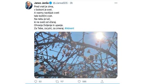 Janez Janša napise pesmico ko je 1384 mrtvih 48 v zadnjem dnevu