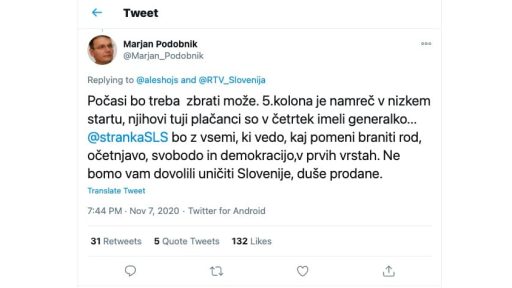 Marjan Podobnik bratomorna vojna