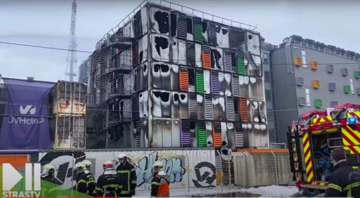 OVH data center partis