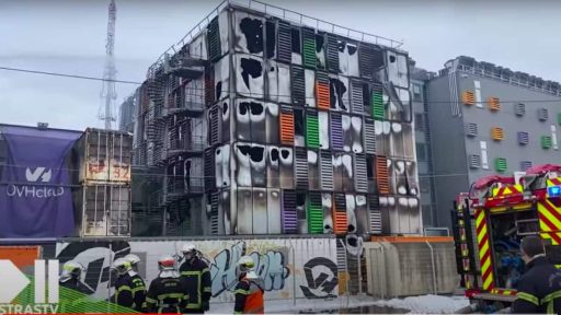 OVH data center partis