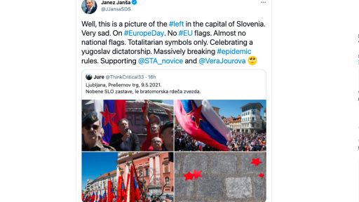 Janez Jansa in Dan zmage