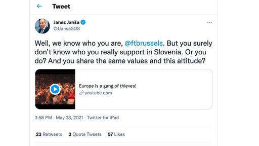 janez jansa ima altitude