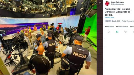 ops rumeni jopici vdor na rtv