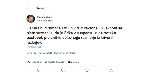 vane gosnik rtv tarca