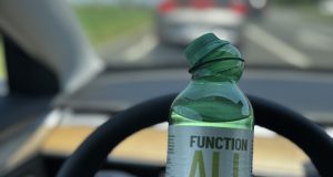 plastenka v vrocem avtu