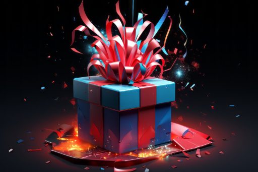 boxing day celebration with gift