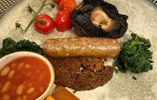 skotski veganski zajtrk