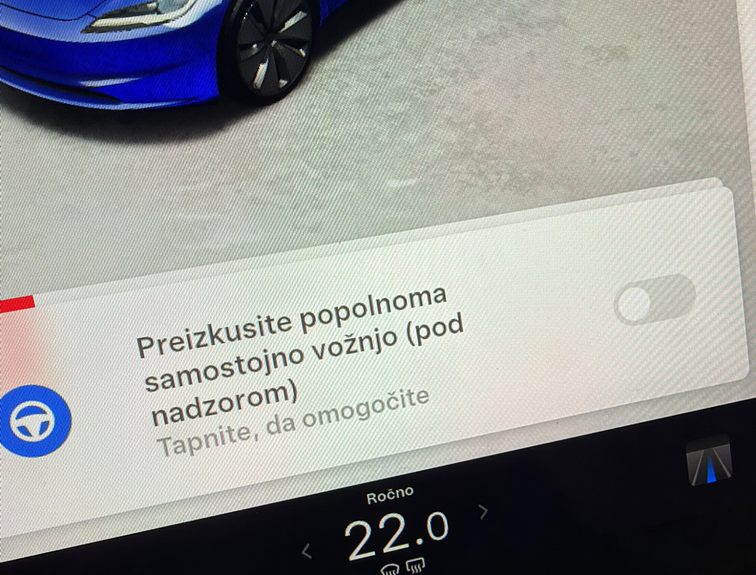 tesla supervised fsd slovenija