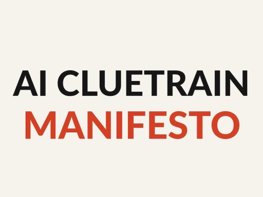 Ai Cluetrain Manifesto