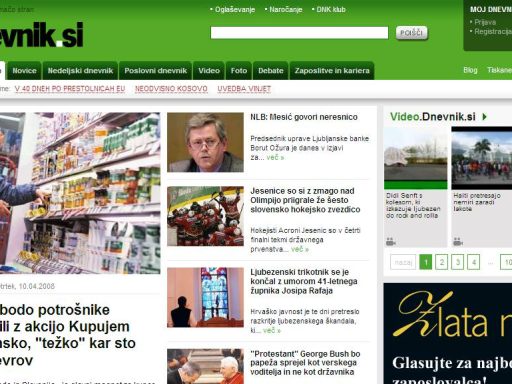 Prenovljen Dnevnik.si 1