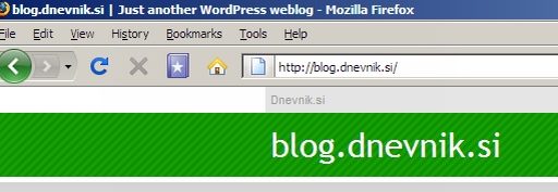blog.dnevnik.si | Just another WordPress weblog 3
