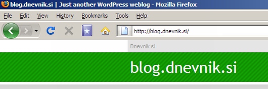 blog.dnevnik.si | Just another WordPress weblog 3