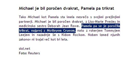 Pamela Anderson je bila poročena z Motleyem Crueom 2