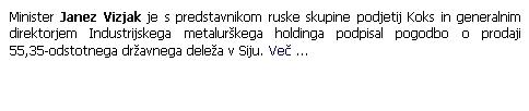 Je Janez Vizjak nov minister?