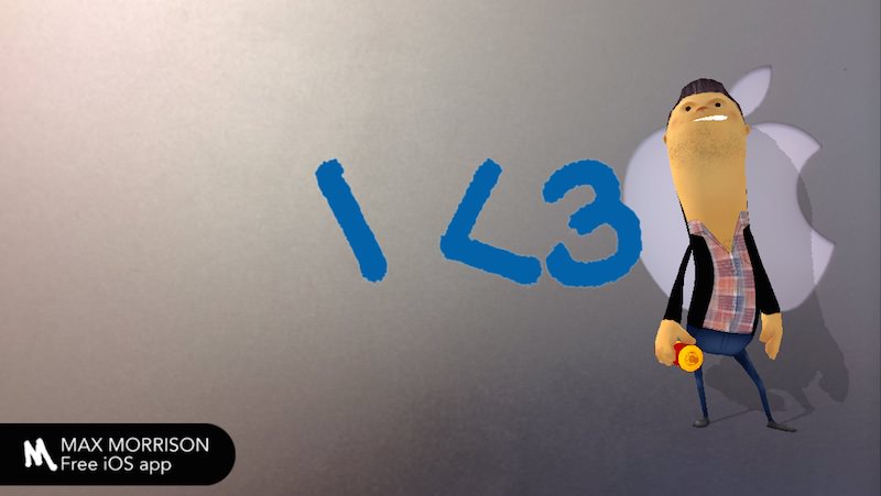 Max Morrison Augmented reality graffiti creator
