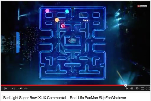Super Bowl Commercial Budweiser PacMan