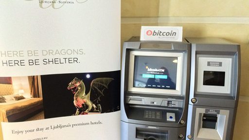 Bitcoin ATM v Hotelu Union v Ljubljani