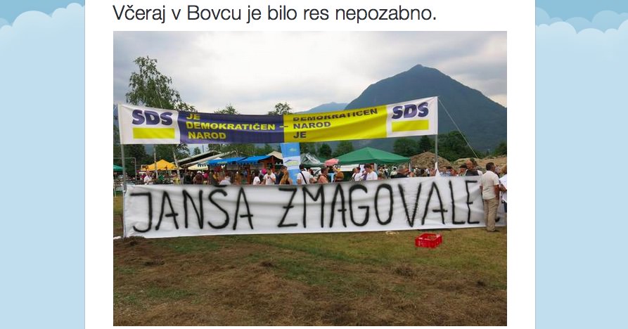 SDS je narod! Narod je SDS!