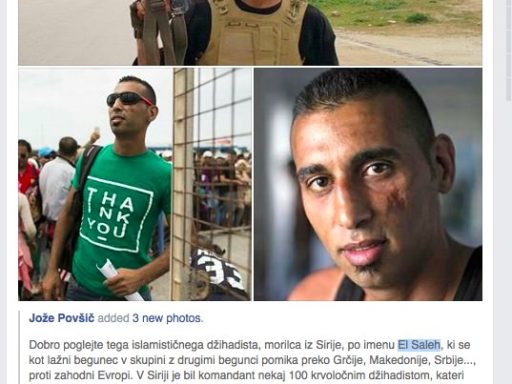 Primer Laith Al Saleh in paketi Rdečega križa / dezinformacije za ustrahovanje