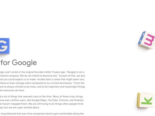 Alphabet / novo podjetje / Google