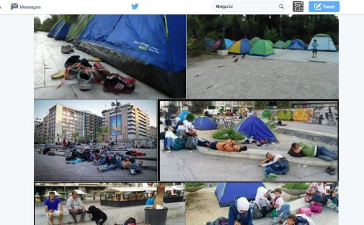 begunci in twitter