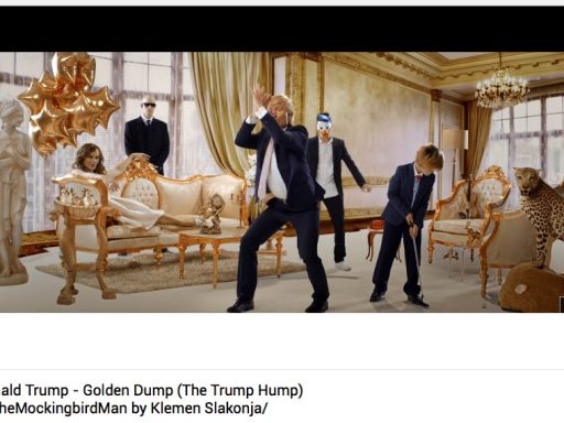 Klemen Slakonja / Donald Trump - Golden Dump / #TheMockingbirdMan