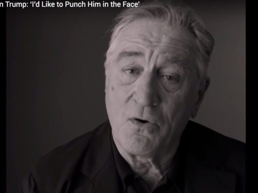 Robert De Niro on Trump: ‘I’d Like to Punch Him in the Face’