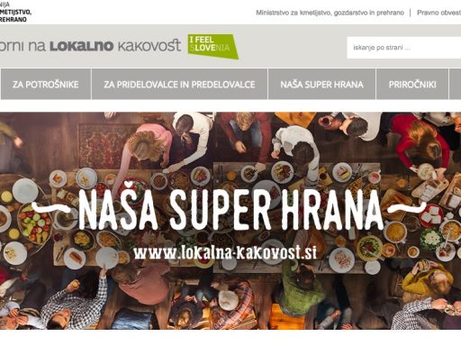 Naša super hrana / svet za promocijo kmetijskih in živilskih proizvodov