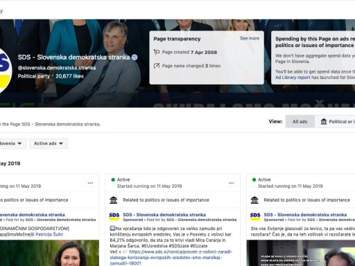 SDS Ad Library Facebook