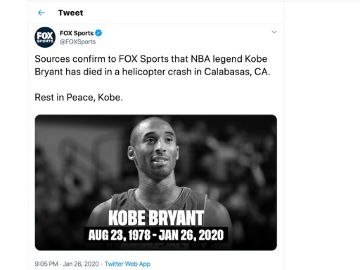 RIP Kobe Bryant