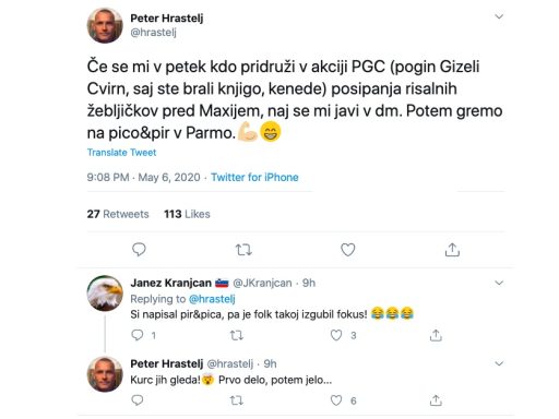 Peter Hrastelj posestvo Na Skaluc