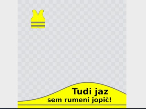 Tudi jaz sem rumeni jopic