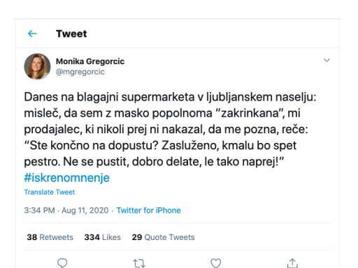 Monika Gregorcic SMC twitter