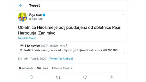 Ziga Turk Hiroshima Pearl Harbor