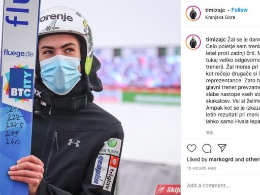 Timi Zajc izkljucen