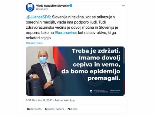 slovenija ima dovolj cepiva