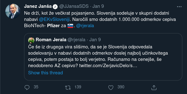 jansa pfizer