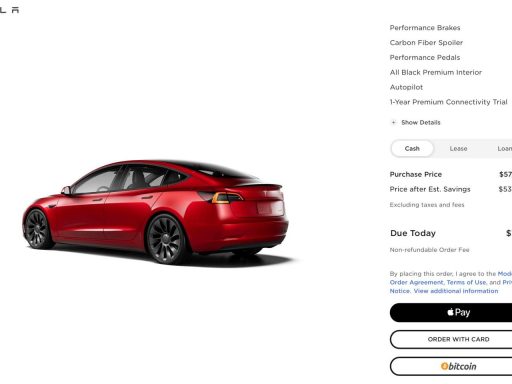 tesla 3 bitcoin