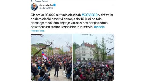 janez jansa grozi