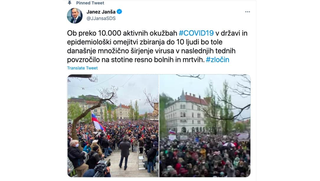 janez jansa grozi