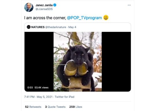 janez jansa across the corner