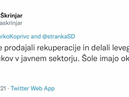 mojca skrinjar rekuperacija