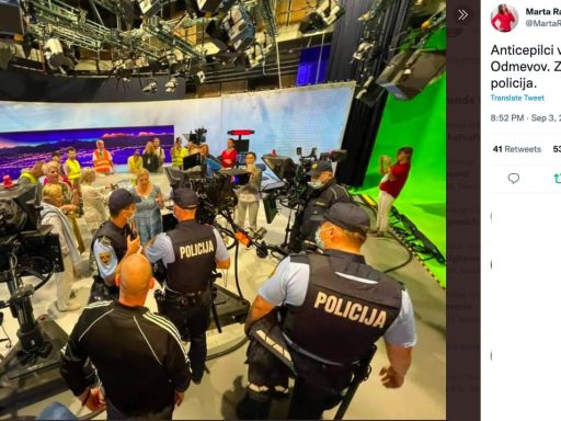 ops rumeni jopici vdor na rtv