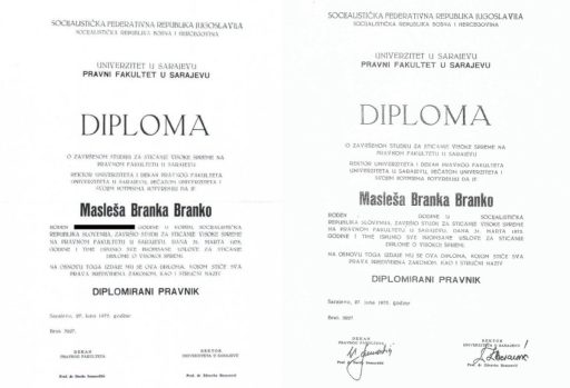 maslesa diploma