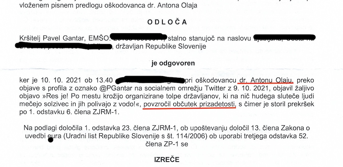 olaj prizadet