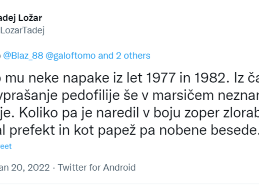 tadel lozar pedofilija