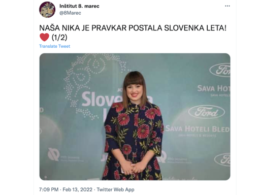 nika kovac slovenka leta 2021